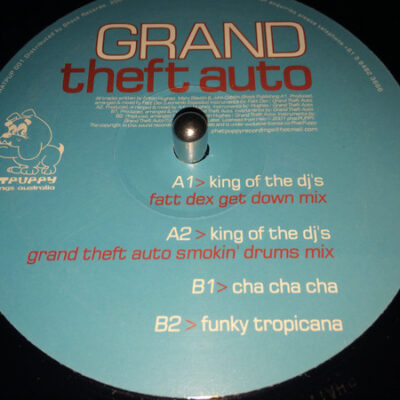 Grand Theft Auto - King Of The DJ's EP - 12"