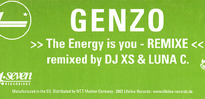 Genzo - The Energy Is You (Remixe) - 12"