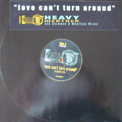 Heavy Weather - Love Can't Turn Around - 12", Promo
