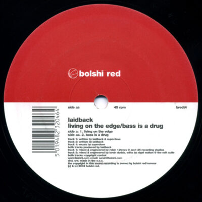 Laidback - Living On The Edge - 12"