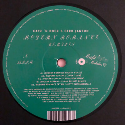 Catz N' Dogz & Gerd Janson - Modern Romance (Remixes) - 12", EP