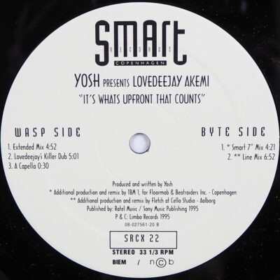 Yosh Presents Lovedeejay Akemi - It's Whats Upfront That Counts - 12"