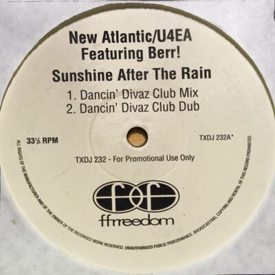 New Atlantic / U4EA (3) Featuring BERRI - Sunshine After The Rain - 12", Promo