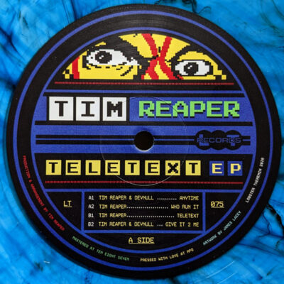 Tim Reaper - Teletext EP - 12", EP, RP, Blu