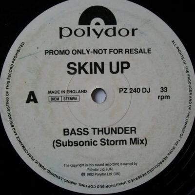 Skin Up - Bass Thunder - 12", Promo