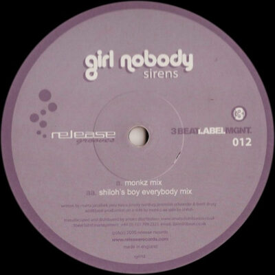 Girl Nobody - Sirens - 12"