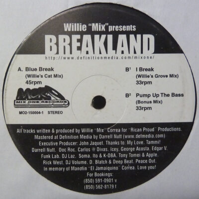 Willie Mix - Breakland - 12"