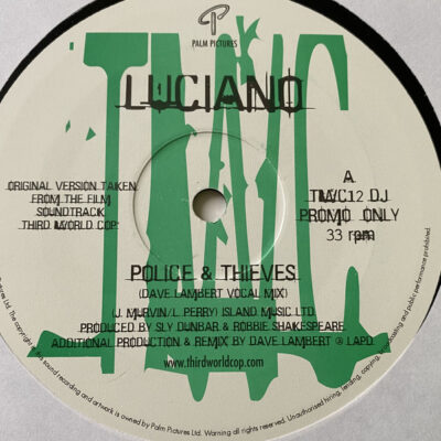 Luciano (2) - Police & Thieves - 12", Promo
