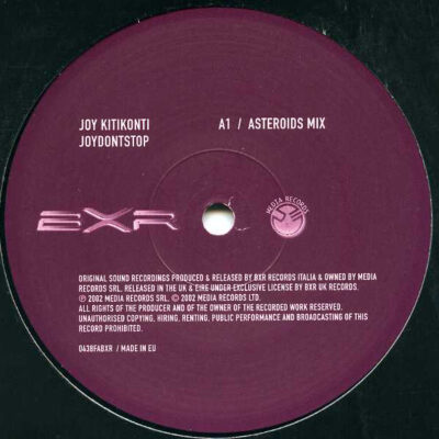 Joy Kitikonti - JoyDontStop - 12"