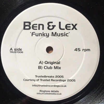Ben & Lex - Funky Music - 12"