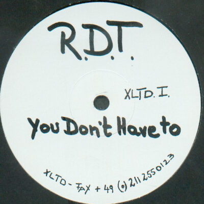 Ricardo De Tornato - You Don’t Have To - 12", S/Sided, Promo, W/Lbl