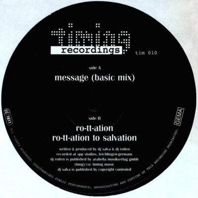 DJ Rotten & DJ Salva (2) - Devil In The Garden Eden - 12"
