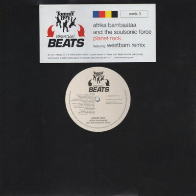 Afrika Bambaataa & Soulsonic Force - Planet Rock - 12", Ltd