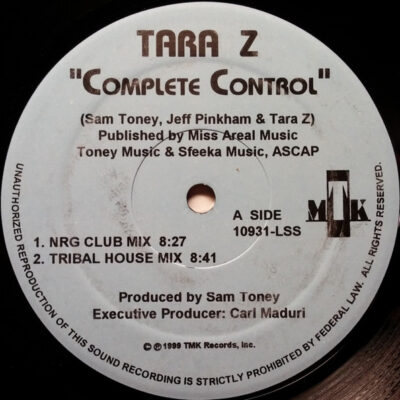Tara Z - Complete Control - 12"