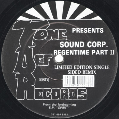 Sound Corp.* - Regentime Part II - 12", S/Sided, Ltd, Promo
