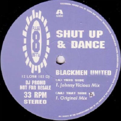 Shut Up & Dance - Blackmen United - 12", Promo