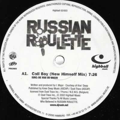 Russian Roulette - Call Boy - 12"