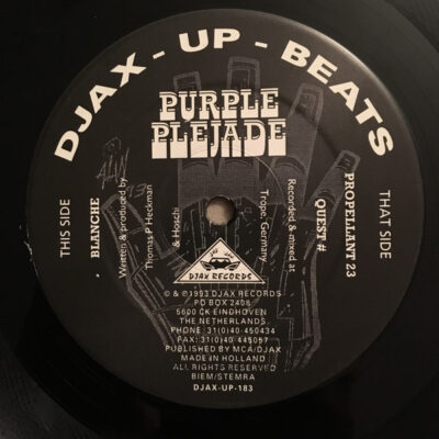 Purple Plejade - Blanche - 12"