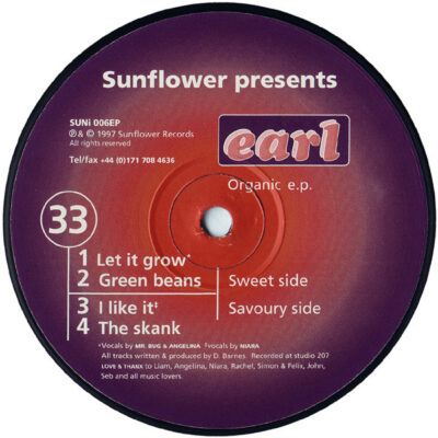 Earl - Organic EP - 12", EP