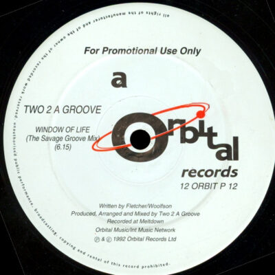 Two 2 A Groove - Window Of Life - 12", Promo