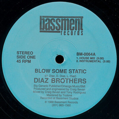 The Diaz Brothers - Blow Some Static - 12"