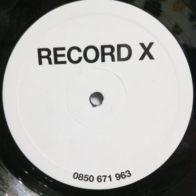 Unknown Artist - Record X - 12", S/Sided