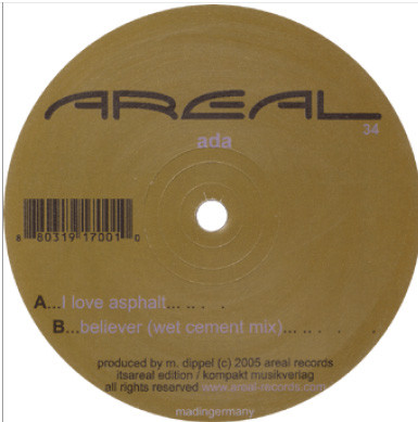 Ada - I Love Asphalt - 12"