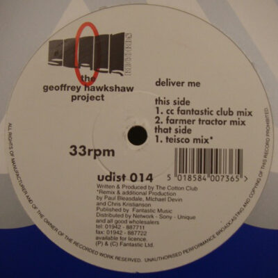 The Geoffrey Hawkshaw Project - Deliver Me - 12"