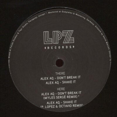 Alex AQ - Don't Break It - 12", EP