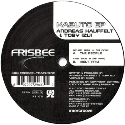 Andreas Kauffelt & Toby Izui - Kabuto EP - 12", EP