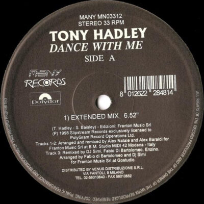 Tony Hadley - Dance With Me - 12"