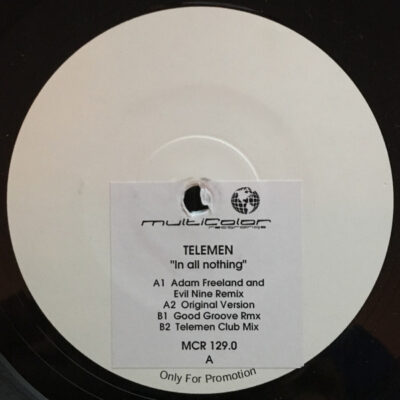 Telemen - In All Nothing - 12", Promo, W/Lbl