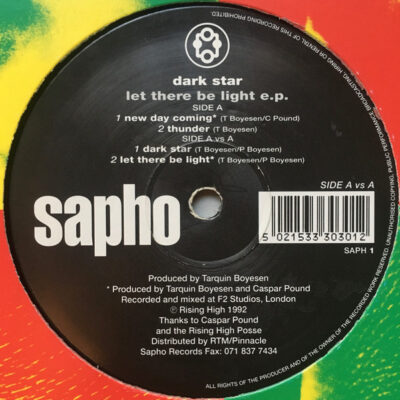 Dark Star (2) - Let There Be Light EP - 12", EP