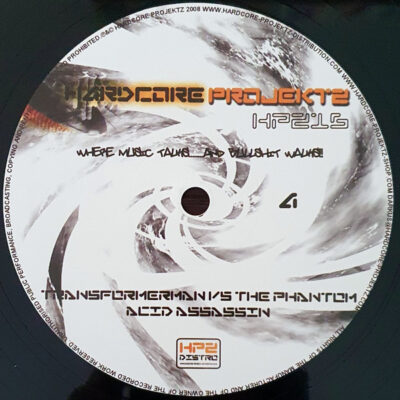 Transformer Man Vs The Phantom (5) - Acid Assassin / King Of The Hardcore / Thirsty For Hardcore - 12"