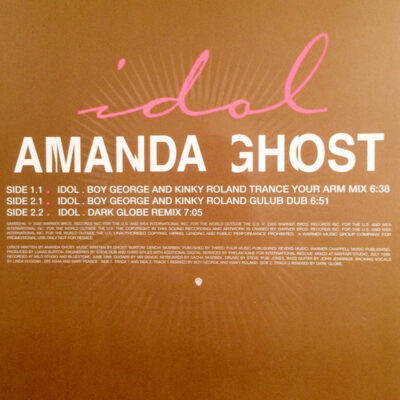 Amanda Ghost - Idol - 12", Promo