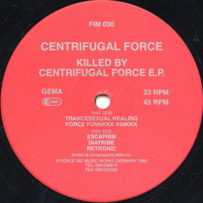 Centrifugal Force - Killed By Centrifugal Force E.P. - 12", EP
