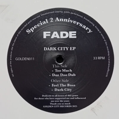 Fade - Dark City EP Special 2 Anniversary - 12", EP