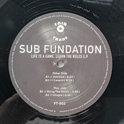 Sub Fundation - Life Is A Game, Learn The Rules E.P. - 12", EP, Ltd, Bla