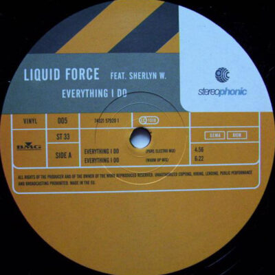 Liquid Force Feat. Sherlyn Whittiker - Everything I Do - 12"