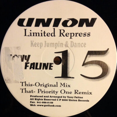 Tony Faline - Keep Jumpin & Dance - 12", Ltd, RP