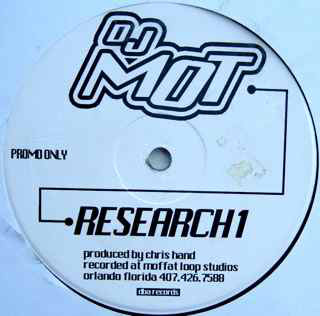 DJ MOT* - Research 1 - 12", S/Sided, Promo