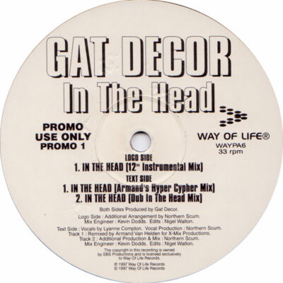 Gat Decor - In The Head - 2x12", Single, Promo