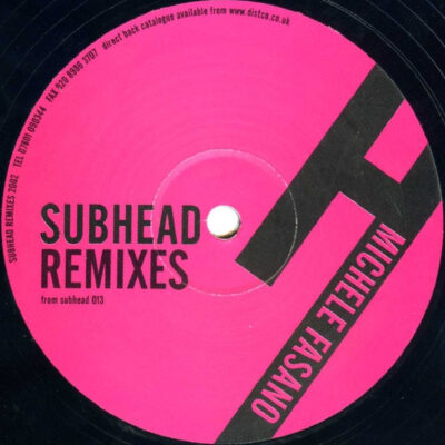 Subhead - Subhead Remixes - 12"
