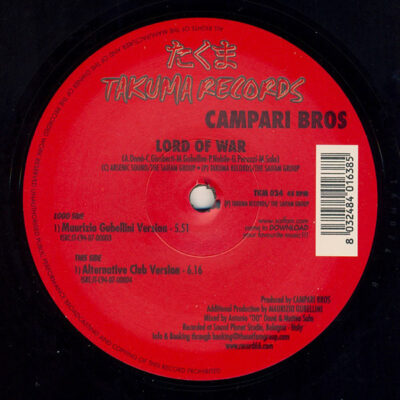 Campari Bros. - Lord Of War - 12"
