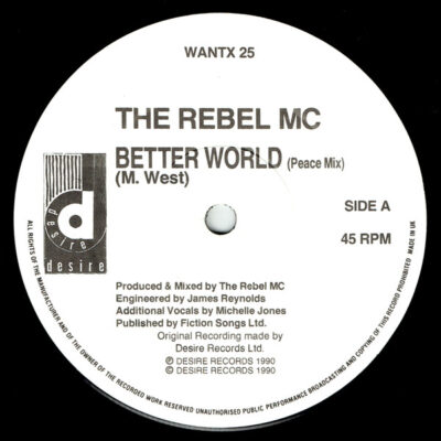 Rebel MC - Better World - 12", Promo